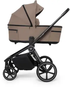 Muuvo Fold - wózek dziecięcy 2w1 ze składaną gondolą | Mokka