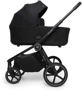 Muuvo Fold - wózek dziecięcy 2w1 ze składaną gondolą | Black