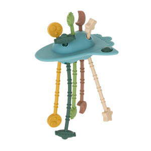 PETITE&MARS Silikonowa zabawka sensoryczna Crazy Rocket Frosted Sky 10m+