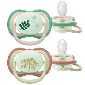Philips Avent Smoczek silikonowy uspokajający Ultra Air 6-18M 2 szt 376/31