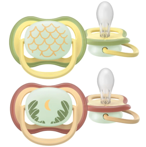 Philips Avent smoczek silikonowy uspokajający Ultra Air 0-6M 2 szt. 376/27