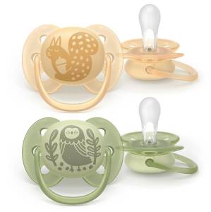  Philips Avent smoczek silikonowy uspokajający Ultra Soft 6-18M 2 szt 091/46