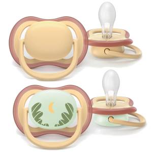  Philips Avent silikonowy smoczek uspokajający Ultra Air 0-6M 2 szt. 087/09