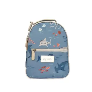 Play&store Plecak termiczny na lunch dla dzieci , lanczówka /Blue Sharks