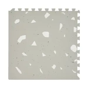 Olya Kids MATA PIANKOWA PUZZLE | TERRAZZO SAGE  180x120