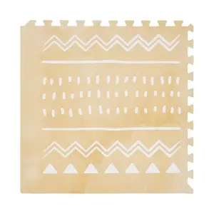 Olya Kids MATA PIANKOWA PUZZLE | BOHO SAND  180x120  