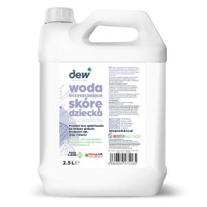 DEW Woda oczyszczająca skórę dziecka opakowanie uzupelniające 2,5l