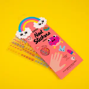 OMY Naklejki na paznokcie dla dzieci KAWAII - 200 sztuk