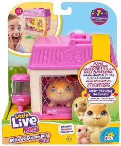 Little Live Pets Mama surprise mini chomiczek Cobi 5+