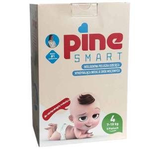 Pine SMART inteligentne pieluszki dziecięce wykrywające infekcje dróg moczowych, MAXI 5 szt.  
