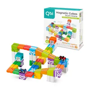 Qbi Klocki magnetyczne Qbi Stunt Arena: Action-Packed STEM Track