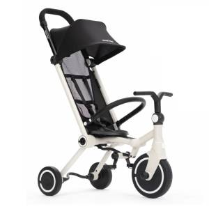 SmarTrike Wonder dziecięcy rowerek trójkołowy z funkcją wózka / Czarno-biały