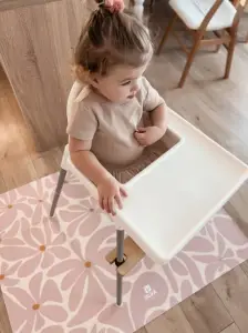 Olya Kids Mata Ochronna | DAISY PINK 125×95 cm 