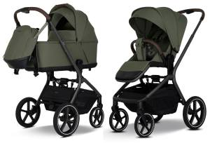 My Junior MAVI wózek dziecięcy wielofunkcyjny zestaw 2w1 /  Olive Green
