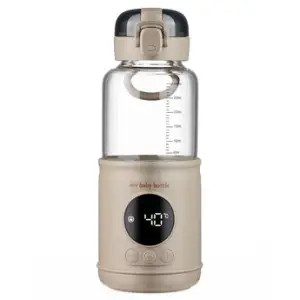 MyBabyBottle Pro - Przenośny podgrzewacz wody i mleka dla dzieci - Beżowy