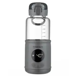 MyBabyBottle Pro - Przenośny podgrzewacz wody i mleka dla dzieci - Szary