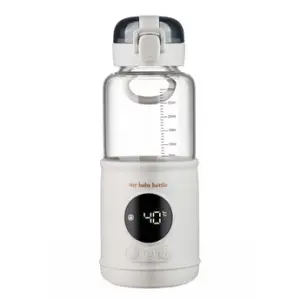 MyBabyBottle Pro - Przenośny podgrzewacz wody i mleka dla dzieci - Biały