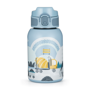 PETITE&MARS Butelka termiczna ze stali nierdzewnej ze słomką 350 ml Work Zone 12m+ 