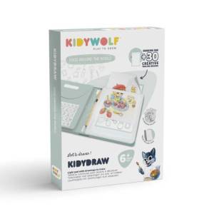 Kidywolf Podświetlany tablet do odrysowywania za pomocą ołówka 30 szablonów - Food