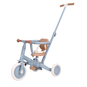 Little Dutch rowerek trójkołowy 4w1 z rączką / Blue
