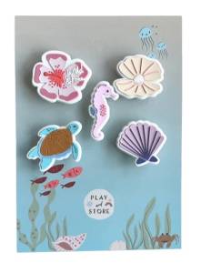 Play&Store Przypinki - Charmsy do koszyczka do rowerka biegowego - Wid and free