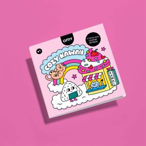 OMY KOLOROWANKA COZY ART - KAWAII