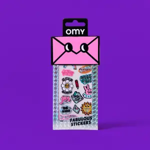 OMY ZESTAW WINYLOWYCH NAKLEJEK SET - ICONIC 