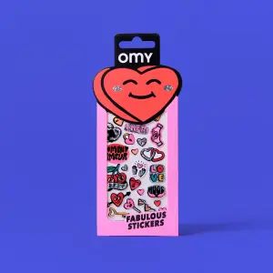 OMY ZESTAW WINYLOWYCH NAKLEJEK SET - ICONIC  