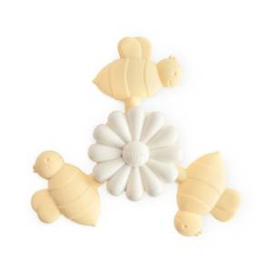 Mushie Spinner Sensoryczny z Przyssawką – bee
