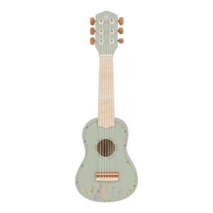 Little Dutch Drewniana gitara zielona Safari Friends