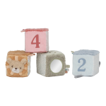 Little Dutch 4 miękkie kostki aktywizujące Safari Friends GRS