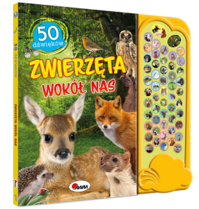 AWM 50 DŹWIĘKÓW ZWIERZĘTA WOKÓŁ NAS KSIĄŻKA DŹWIĘKOWA