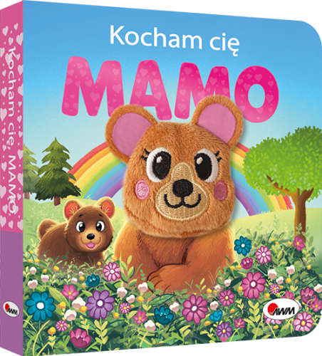 Okladka-3d-ksiazki-z-pacynka-Kocham-Cie,-Mamo-przedstawiajaca-misia.webp