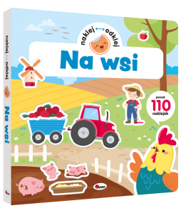 AWM  NAKLEJ ODKLEJ NA WSI KSIĄŻKA Z NAKLEJKAMI WIELOKROTNEGO UŻYTKU