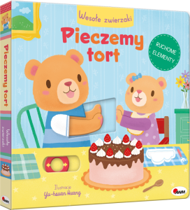 AWM WESOŁE ZWIERZAKI PIECZEMY TORT KSIĄŻECZKA Z RUCHOMYMI ELEMENTAMI
