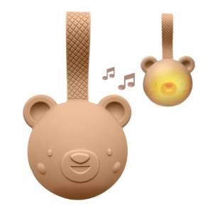 Taf Toys WSilikonowa Lampka Nocna z Pozytywką i Czujnikiem Płaczu Muzyczny Miś Taf Toys
