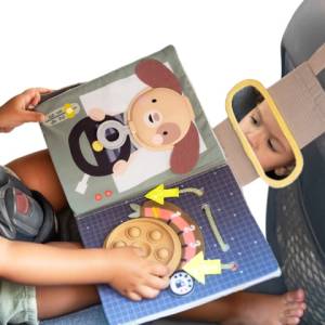 Taf ToysInteraktywna Książeczka Manipulacyjna do Samochodu Wesoła Podróż Taf Toys