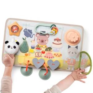 Taf Toys Interaktywna Książeczka Manipulacyjna do Samochodu Wesoła Podróż Taf Toys