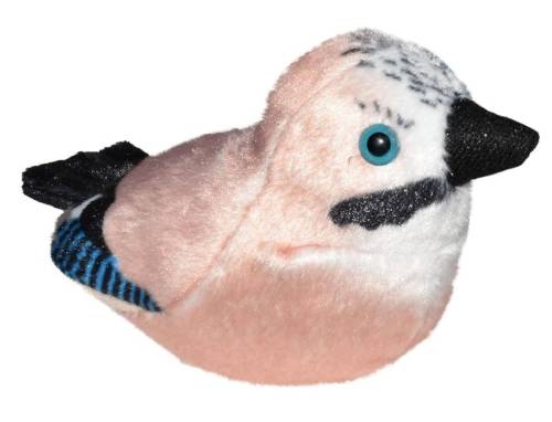 Sójka maskotka ptaszek z dźwiękiem 13 cm RSPB Wild Republic 92389255959.jpg