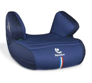 Renolux Podstawka Booster  JET2 Cappucino Softness - Siedzisko do Samochodu / Niebieska