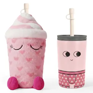Butelka termiczna w pluszowym etui Fuzzie Asobu – Lulu 360 ml