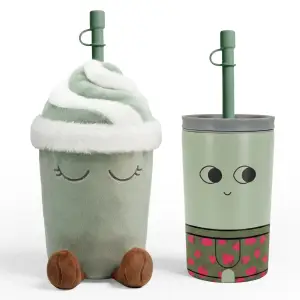 Butelka termiczna w pluszowym etui Fuzzie Asobu – Mimi 360 ml