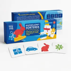 Rozwojowa Mama  Rozwojowy Sorterek - gra na elastyczne myślenie i skupienie + mini e-book