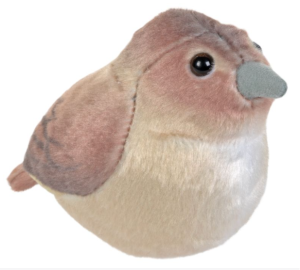  Ptak Słowik maskotka z dźwiękiem RSPB Wild Republic 3+