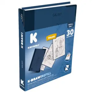 Kidywolf Wkłady do podświetlanego tabletu do odrysowywania - Galaxy 30 szt. 10szt 10lay+