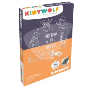 Kidywolf Wkłady uzupełniające do tabletu Kidydraw Mini Kidywolf - Dawno dawno temu/Zwierzęta 60 szt