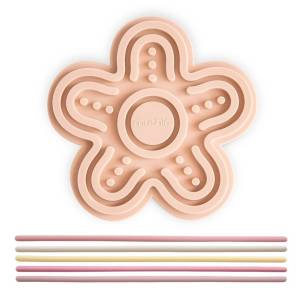  Mushie Tablica sensoryczna labirynt przeplatanka Kwiatek 3+