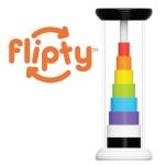 FAT BRAIN TOYS Flipty Obracanka Tęczowo-Kontrastowa.