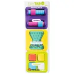 FAT BRAIN TOYS PlayTab Sensoryczne Kwadraty. Zestaw 5 z Nakrętkami.