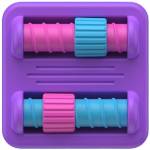 FAT BRAIN TOYS PlayTab Sensoryczny Kwadrat. Nakrętki